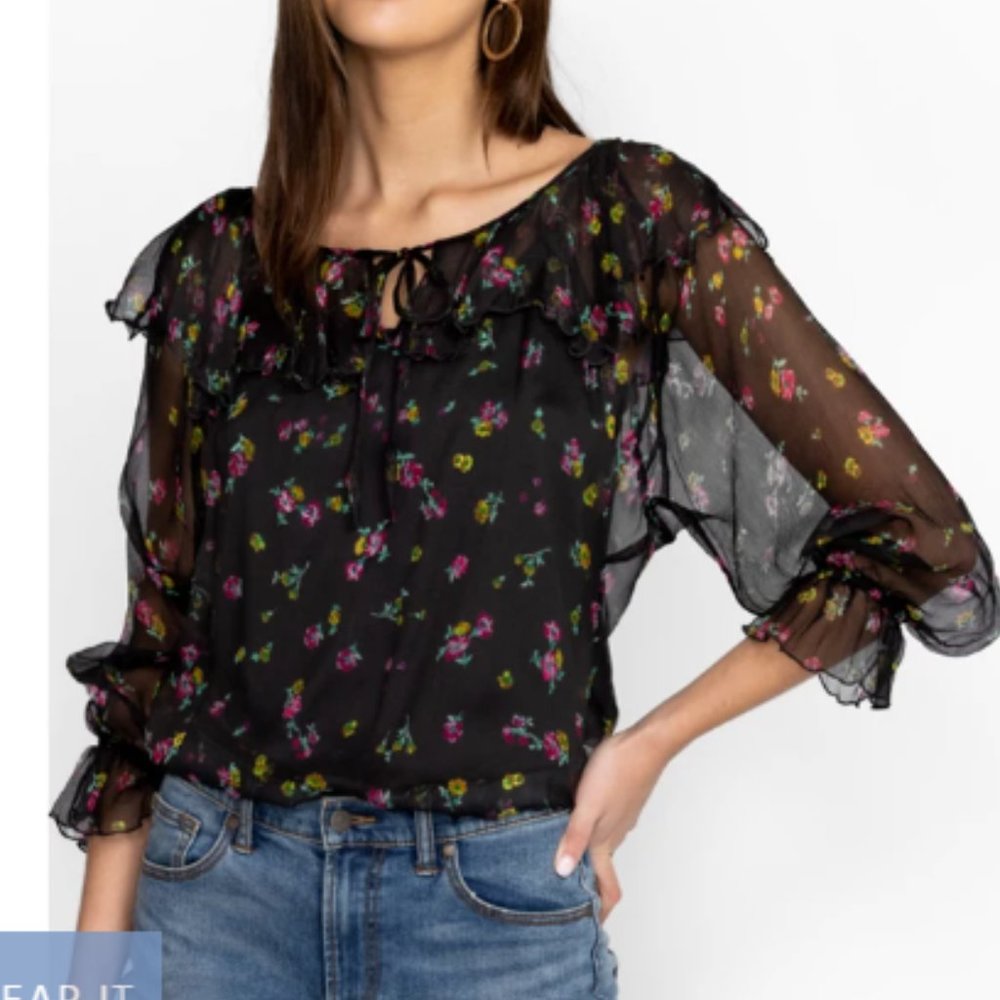 NWT Johnny Was Fernanda peasant blouse, XS